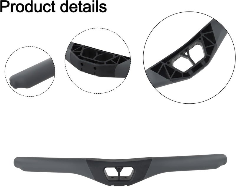 Cloudpower Rowing Machine Handle Assembly For Concept-2 Model D/E Powerfun 500/550 Indoor Rower Handlebar Holder Replacement Part Black Ergonomic Design Exercise Equipment Accessory 50.5cm Length - Image 3